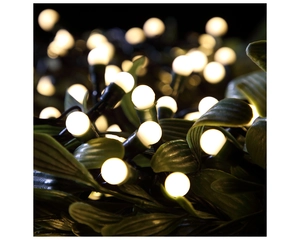 100 FIT & FORGET BATTERY OPERATED WARM WHITE BERRY LIGHTS