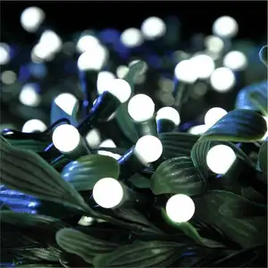 100 Fit & Forget Battery Operated White Berry Lights