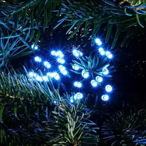 120 Ice Blue Multi Function String Lights - image 2