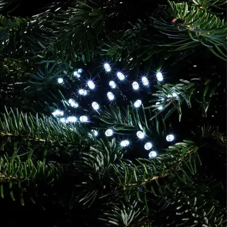120 White Multi Function String Lights - image 2
