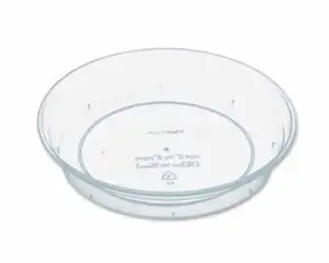 13-15CM (5/6") CLEAR SAUCER
