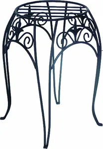 15" CLASSIC FINIAL PLANT STAND BLK