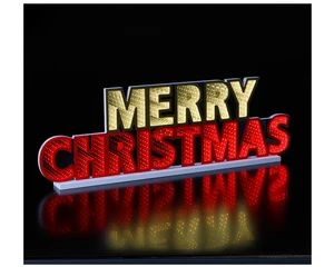 22CM INFINITY MERRY CHRISTMAS SIGN