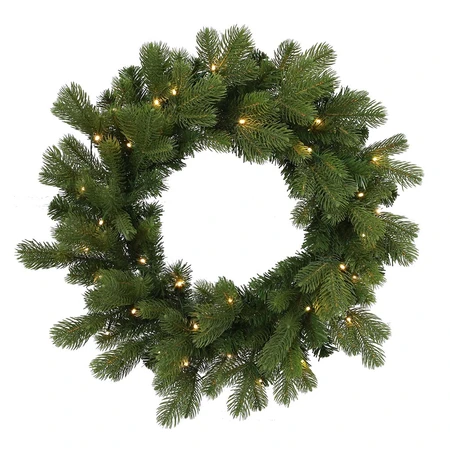24" Highgrove Pre-Lit Wreath