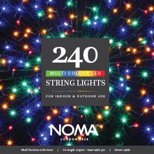 240 Multi Colour Multi Function String Lights
