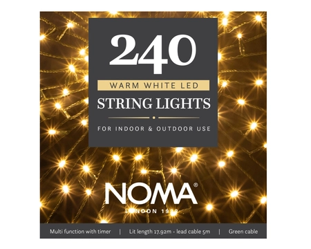 240 WARM WHITE MULTI FUNCTION STRING LIGHTS - image 1