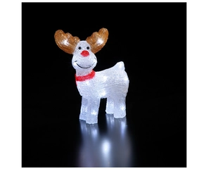 25CM REINDEER WHITE LEDS