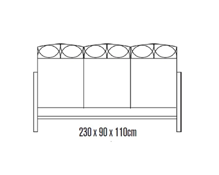 3 SEAT BENCH COVER - image 2