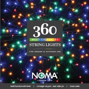 360 Multi Colour Multi Function String Lights