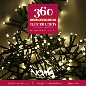 360 Warm White Multi Function Cluster Lights