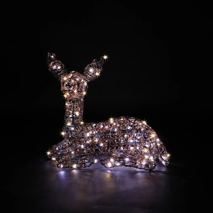 40Cm Acrylic Resting Fawn