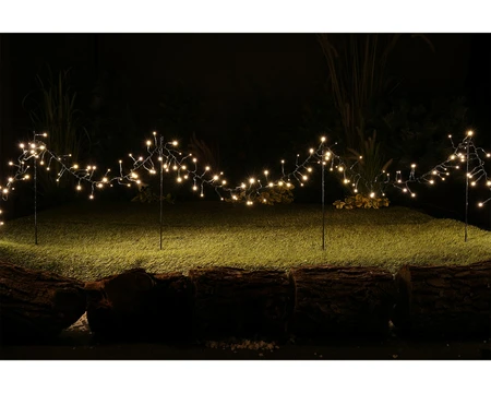 45CM BLACK STRING LIGHT POLES SET OF 12 - image 3