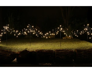 45CM BLACK STRING LIGHT POLES SET OF 12 - image 3