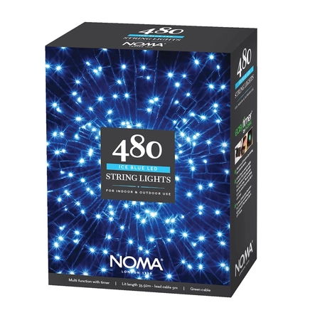 480 Ice Blue Multi Function String Lights - image 1