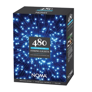 480 Ice Blue Multi Function String Lights
