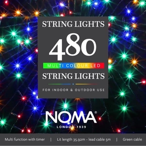 480 Multi Colour Multi Function String Lights