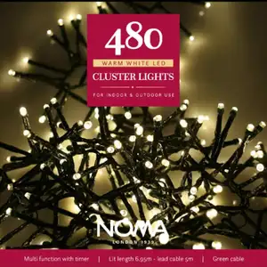 480 Warm White Multi Function Cluster Lights