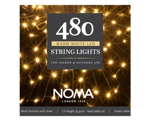 480 WARM WHITE MULTI FUNCTION STRING LIGHTS