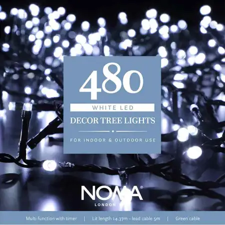 480 White Multi Function Tree Lights
