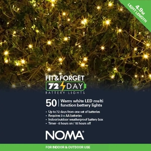 50 Warm White Multi Function Battery Lights