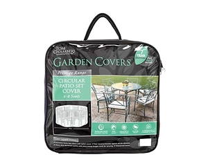 6/8 SEAT CIRCULAR PATIO SET COVER PRESTIGE GREY