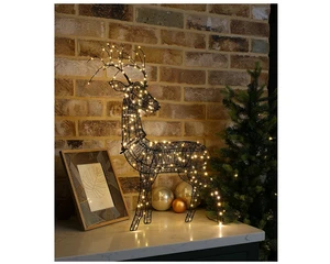 60CM BLACK STAG BRANCH ANTLERS