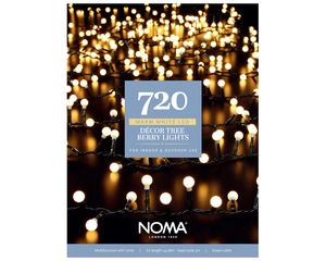 720 RED DECOR BERRY LIGHTS