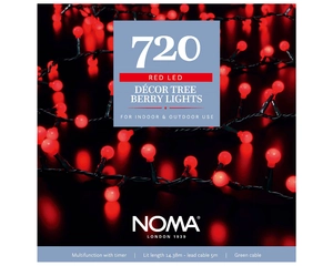 720 RED DECOR BERRY LIGHTS