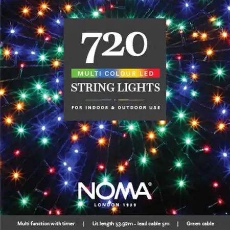 720 Multi Colour Multi Function String Lights - image 1