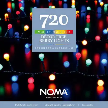 720 Red Decor Berry Lights - image 1
