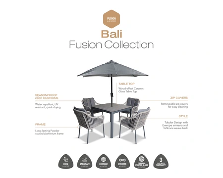 BALI 4 SEAT DINING SET - image 5