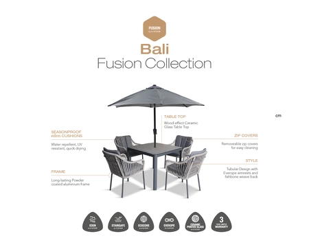 BALI 6 SEAT DINING SUITE - image 5