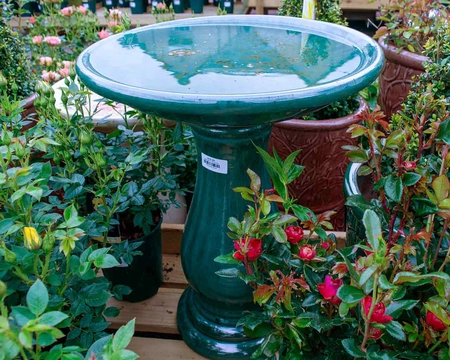 BIRD BATH ON STAND