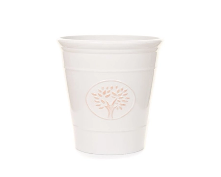 BLENHEIM POT OFF WHITE 40CM