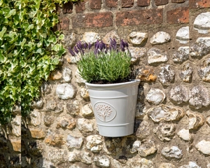BLENHEIM WALL POT OFF WHITE