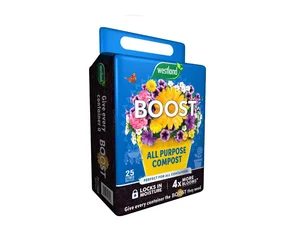 BOOST ALL PURPOSE COMPOST MINI BALE 25L - 2 FOR £10