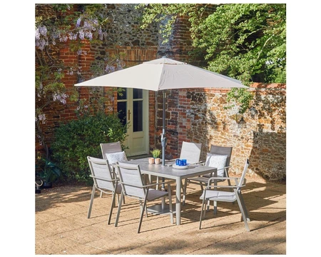 CAPRI 6 SEAT DINING SET - image 1
