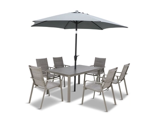 CAPRI 6 SEAT DINING SET - image 2