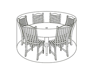 DELUXE COVER - 6 SEAT ROUND SET - image 3