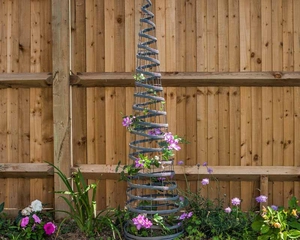 FAUX RATTAN  OBELISK 1.5 SLATE
