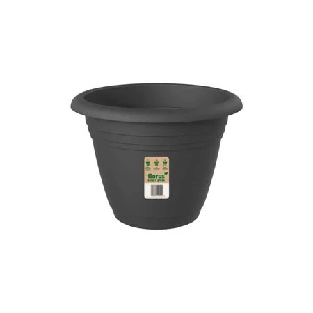 FLOWERPOT 25CM ANTHRACITE