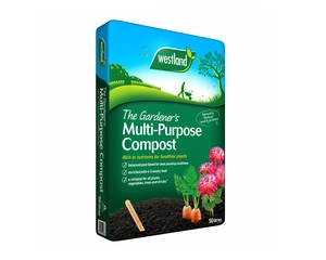 WESTLAND THE GARDENER'S MULTI PURPOSE COMPOST 50L - 2 FOR £12