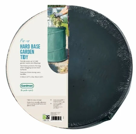 GARDMAN HARD BASE POP-UP GARDEN TIDY