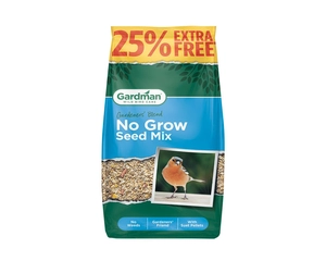 GARDMAN NO GROW SEED MIX 1.6KG + 25% XF