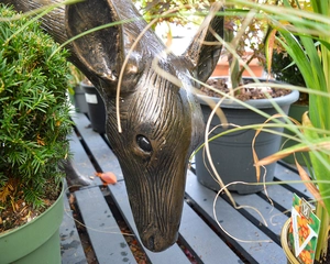 GRAZING DOE METAL ORNAMENT - image 3