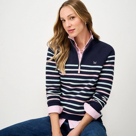 Half Zip Navymulti 8
