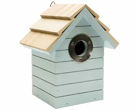 HENRY BELL BEACH HUT NEST BOX PALE BLUE