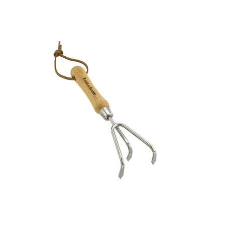 Kent & Stowe Stainless Steel Hand 3 Prong Cultivator
