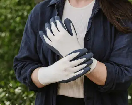 KS BAMBOO GLOVES NAVY L