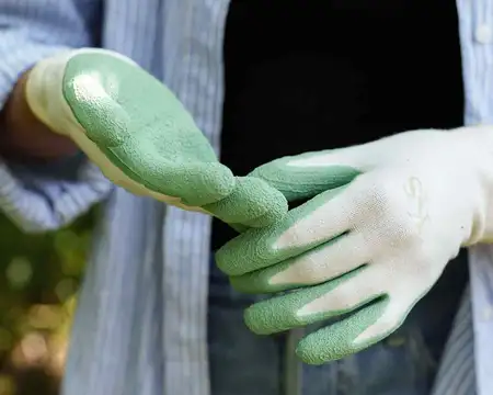 KS BAMBOO GLOVES PISTACHIO SML